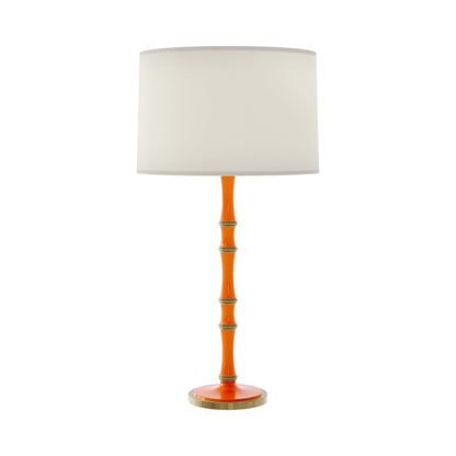Kane Table Lamp in Pumpkin/Modern Brass/Fondine.