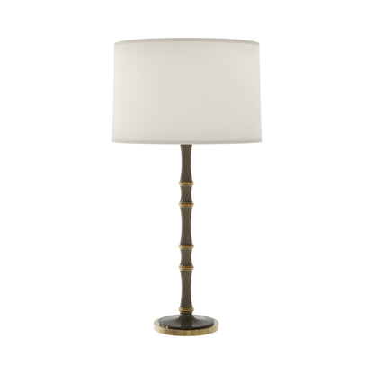 Kane Table Lamp in Smokey Taupe/Modern Brass/Fondine.