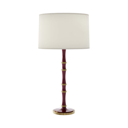 Kane Table Lamp in Sugar Plum/Modern Brass/Fondine.