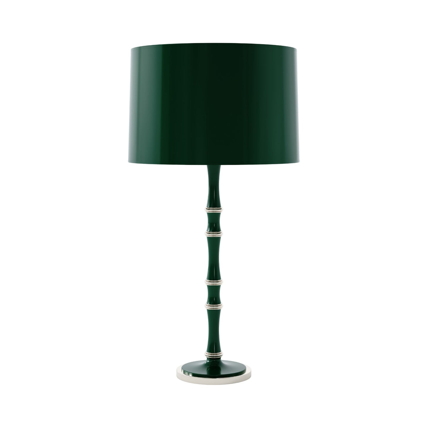 Kane Table Lamp in Jungle/Polished Nickel/Jungle.