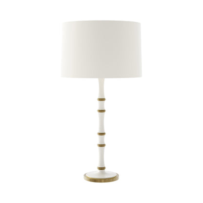 Kane Table Lamp in Matte Daisy/Modern Brass/Matte Daisy.