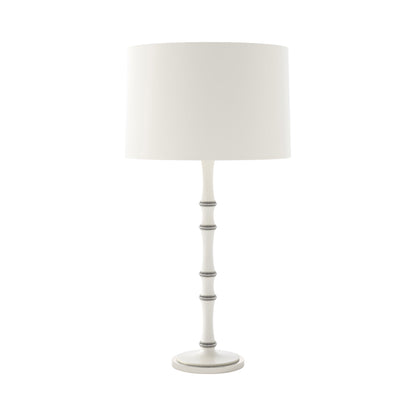 Kane Table Lamp in Matte Daisy/Polished Nickel/Matte Daisy.