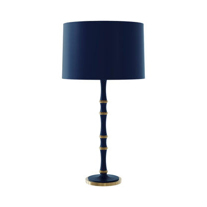 Kane Table Lamp in Matte Midnight Blue/Modern Brass/Matte Midnight Blue.