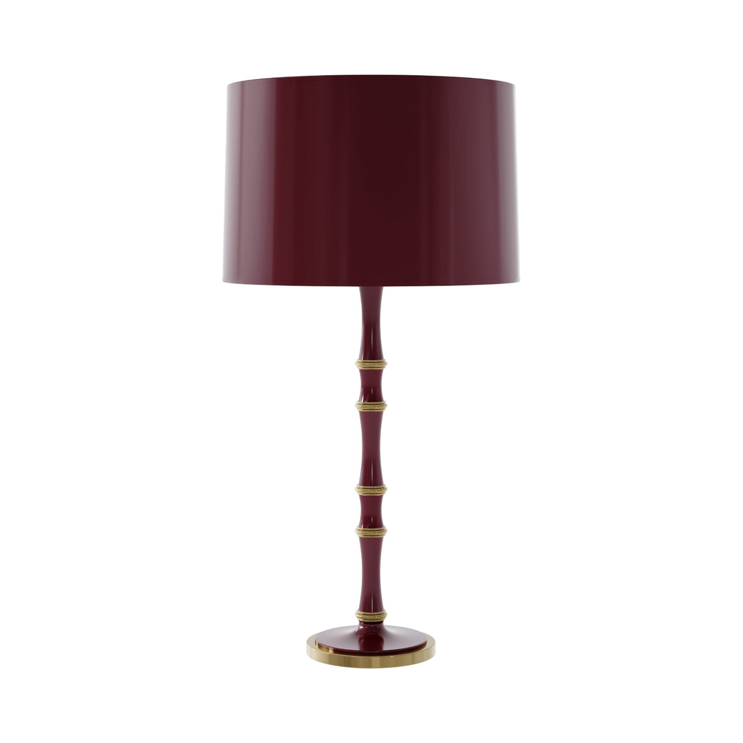 Kane Table Lamp in Sugar Plum/Modern Brass/Sugar Plum.