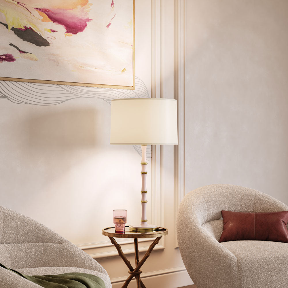 Kane Table Lamp in living room.