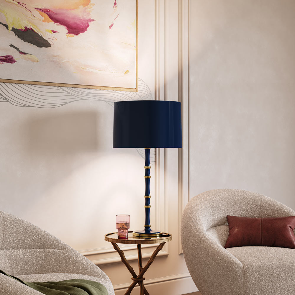 Kane Table Lamp in living room.