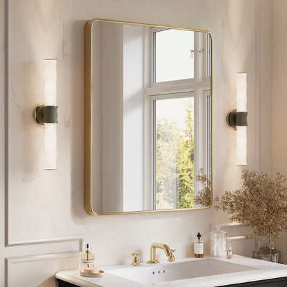 Kane Vertical Wall Light in bathroom.