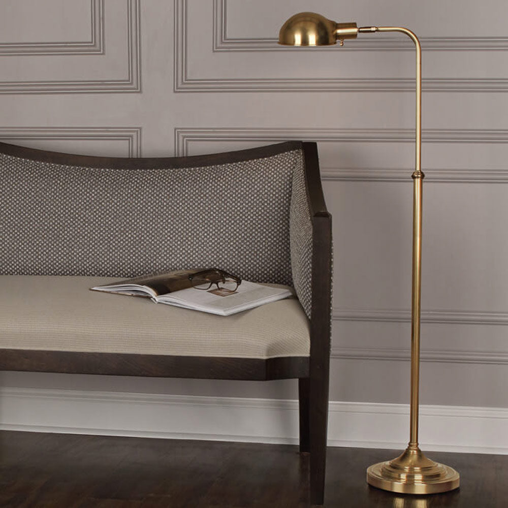Kinetic Floor Lamp in living room.