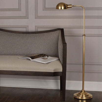 Kinetic Floor Lamp in living room.