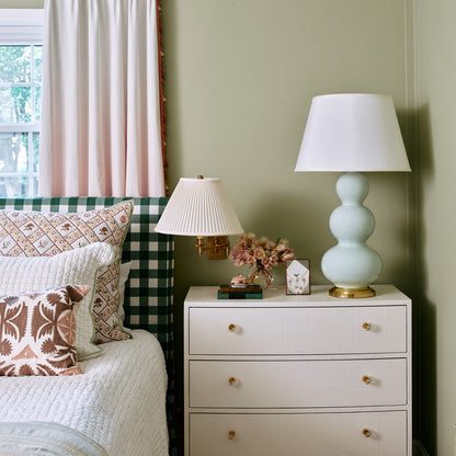 Kinetic Swing Arm Wall Light in bedroom.