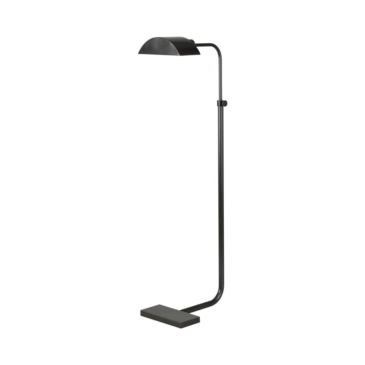 Koleman Adjustable Floor Lamp in Deep Patina Bronze.
