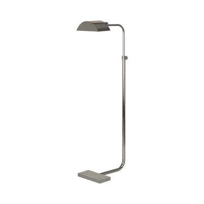 Koleman Adjustable Floor Lamp in Polished Nickel.