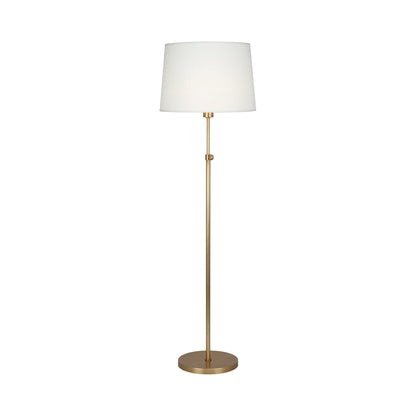 Koleman Floor Lamp in Aged Brass.