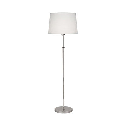 Koleman Floor Lamp in Polished Nickel.