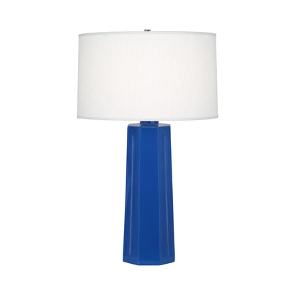Mason Table Lamp in Cobalt.