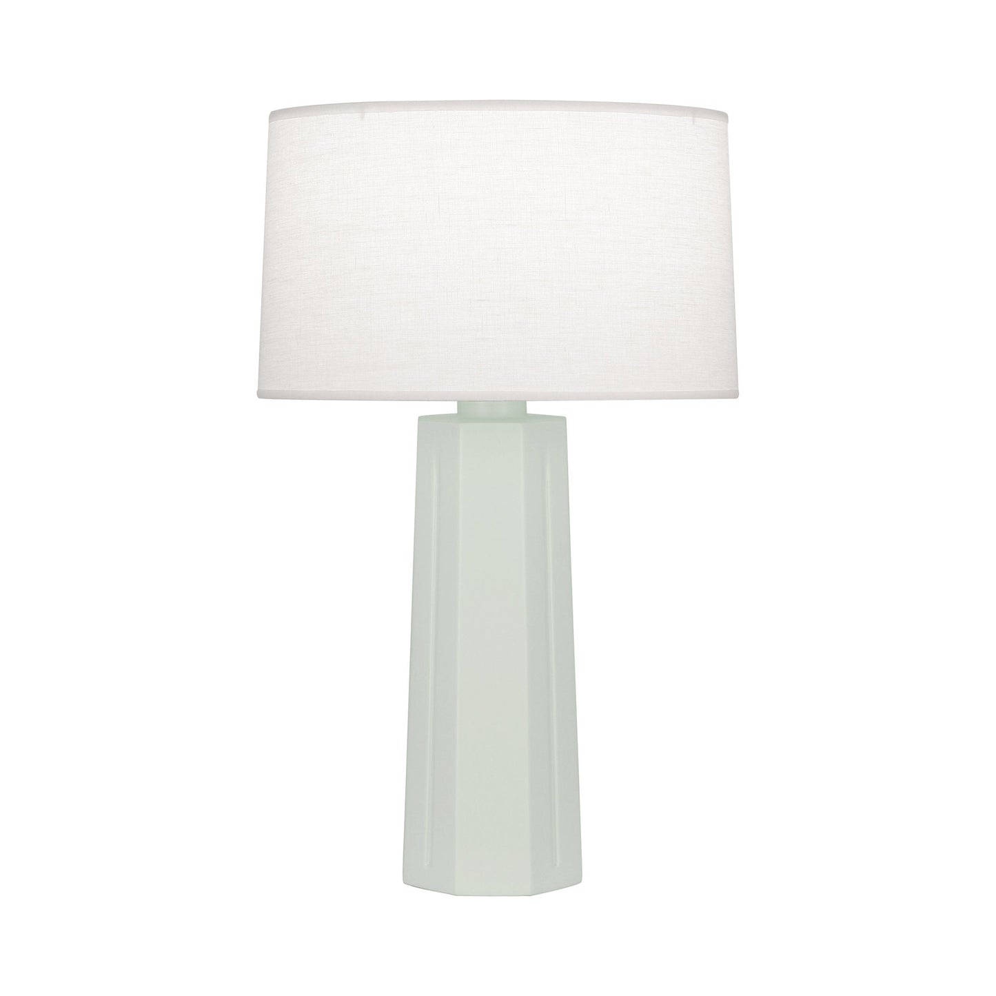 Mason Table Lamp in Matte Celadon.