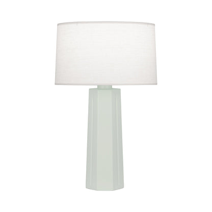 Mason Table Lamp in Matte Celadon.
