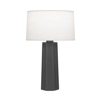 Mason Table Lamp in Matte Ash.