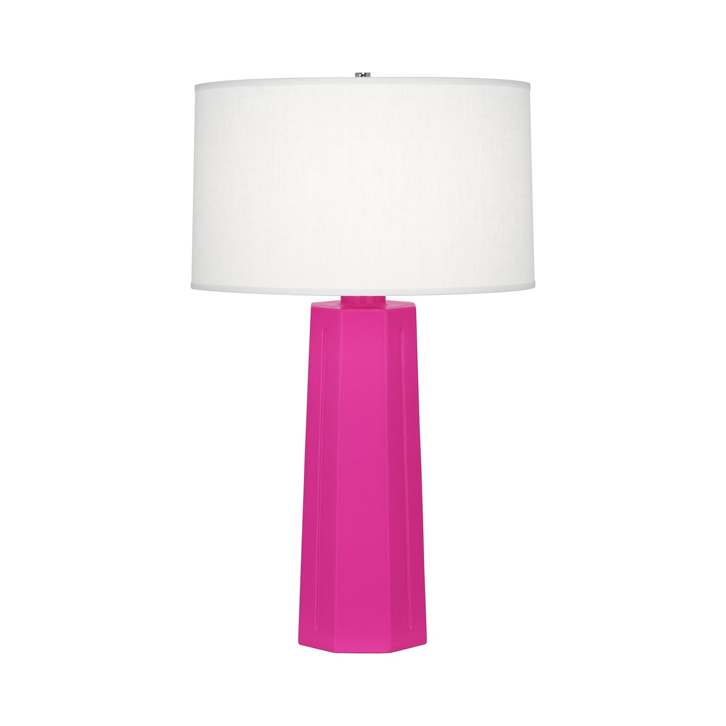 Mason Table Lamp in Razzle Rose.