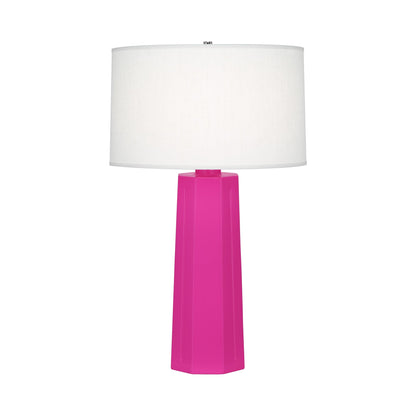 Mason Table Lamp in Razzle Rose.
