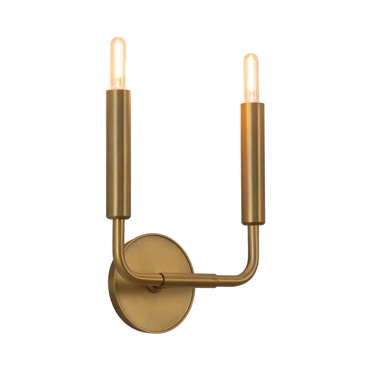 Mavisten Edition Carbonia Wall Light in Lacquered Burnished Brass.