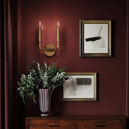 Mavisten Edition Carbonia Wall Light in living room.