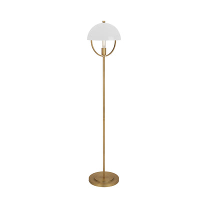 Mavisten Edition Copernica Floor Lamp in Lacquered Burnished Brass/White.