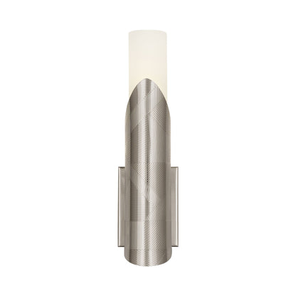 Michael Berman Brut Single Wall Light in Polished Nickel.