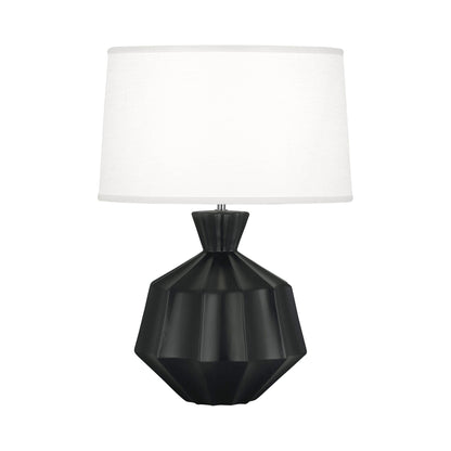 Orion Table Lamp in Matte Obsidian (Large).