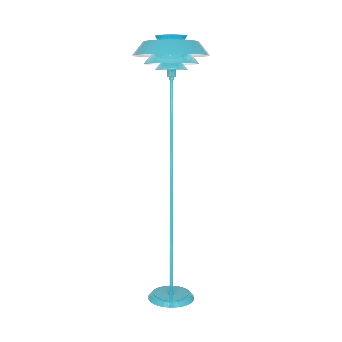 Pierce Floor Lamp in Egg Blue.