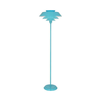 Pierce Floor Lamp in Egg Blue.