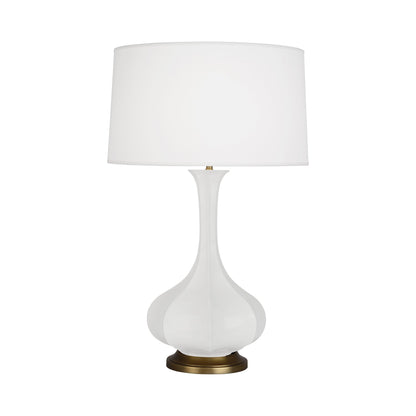 Pike Table Lamp in Daisy/Aged Brass.