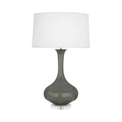 Pike Table Lamp in Ash/Lucite.