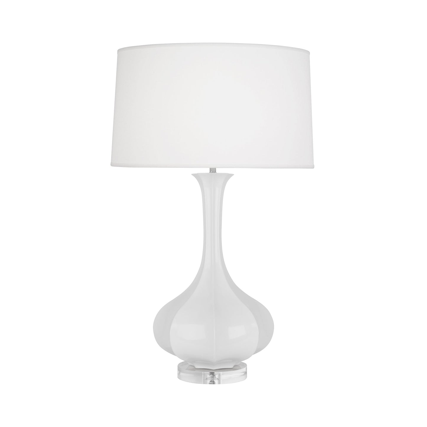 Pike Table Lamp in Daisy/Lucite.