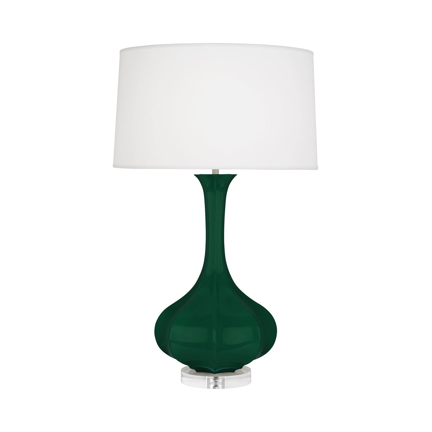 Pike Table Lamp in Jungle/Lucite.