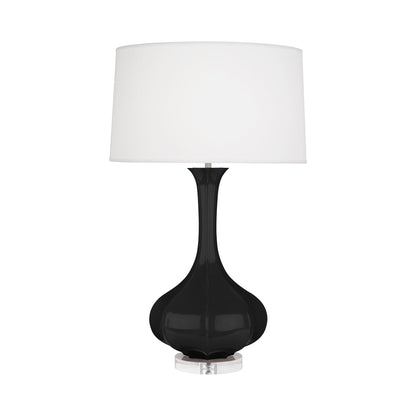 Pike Table Lamp in Obsidiant/Lucite.