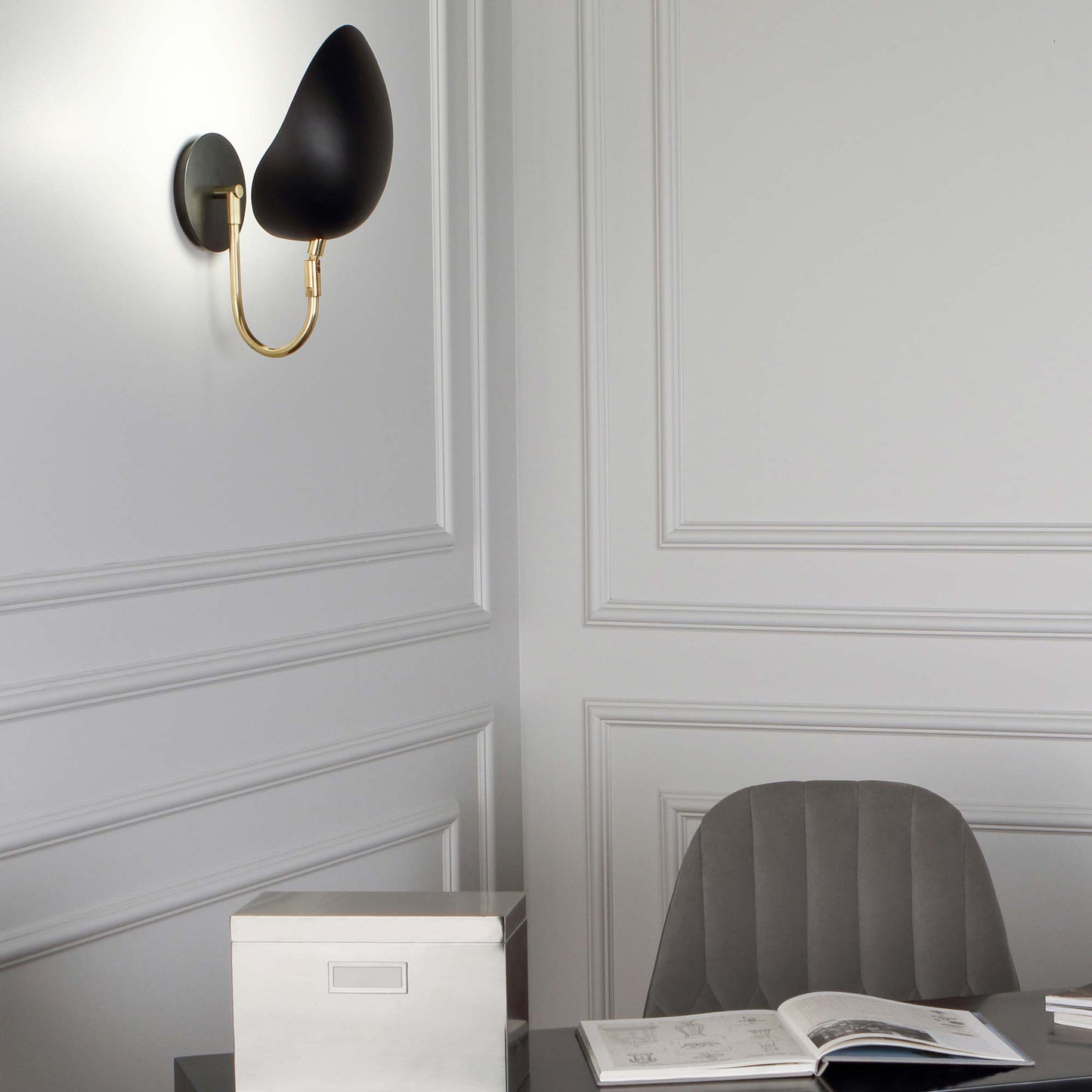 Racer Wall Light in bedroom.