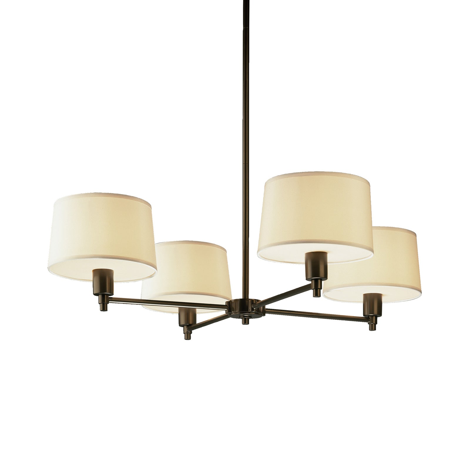 Real Simple Chandelier in Deep Bronze.