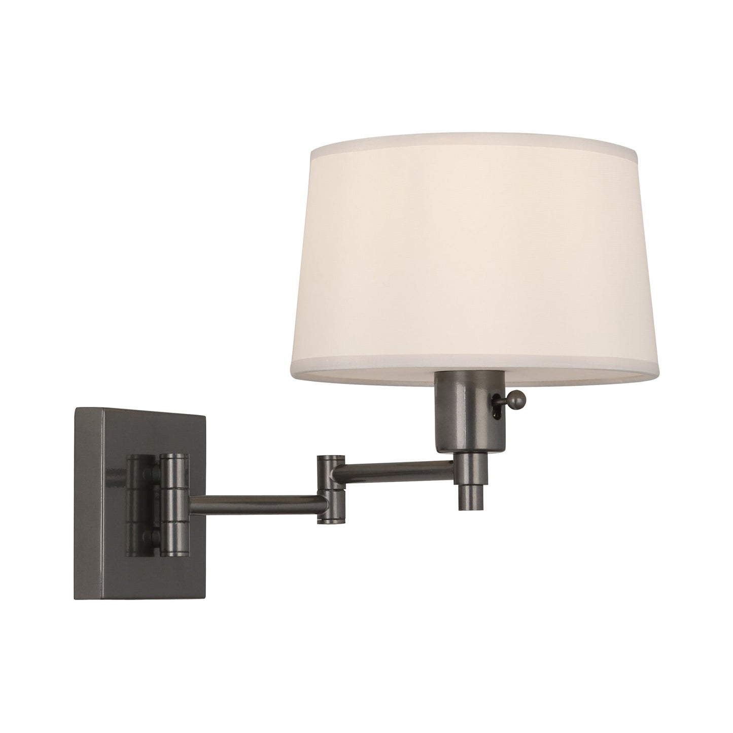 Real Simple Swing Arm Wall Light in Gunmetal.