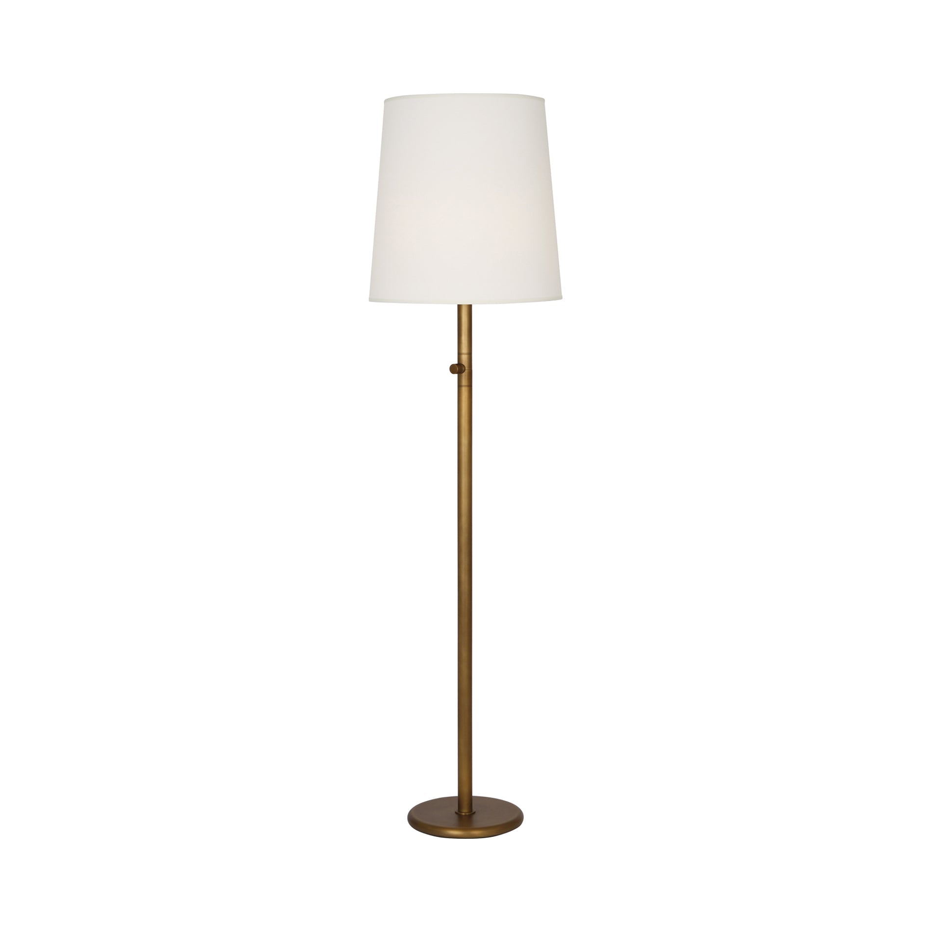 Rico Espinet Buster Chica Floor Lamp in Aged Brass.