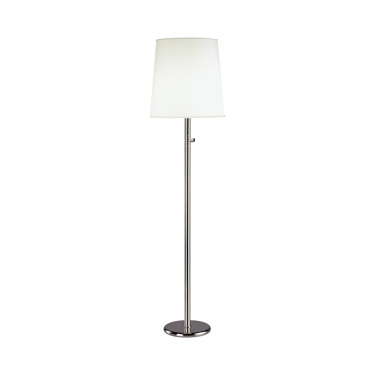 Rico Espinet Buster Chica Floor Lamp in Polished Nickel.