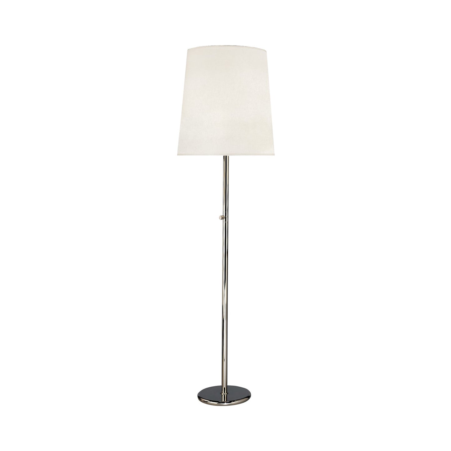 Rico Espinet Buster Floor Lamp in Polished Nickel/Fondine.