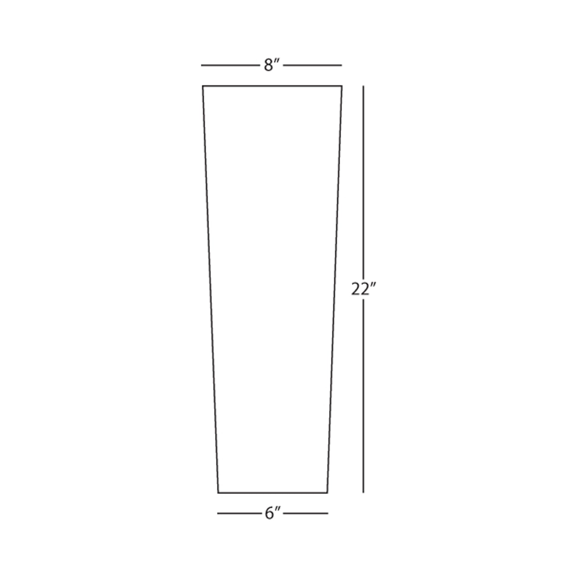 Rico Espinet Marina Table Lamp - line drawing.