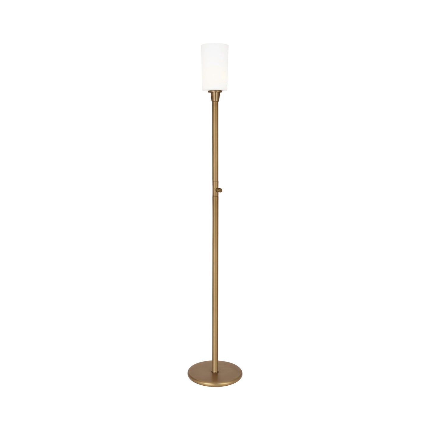 Rico Espinet Nina Floor Lamp in Aged Brass.