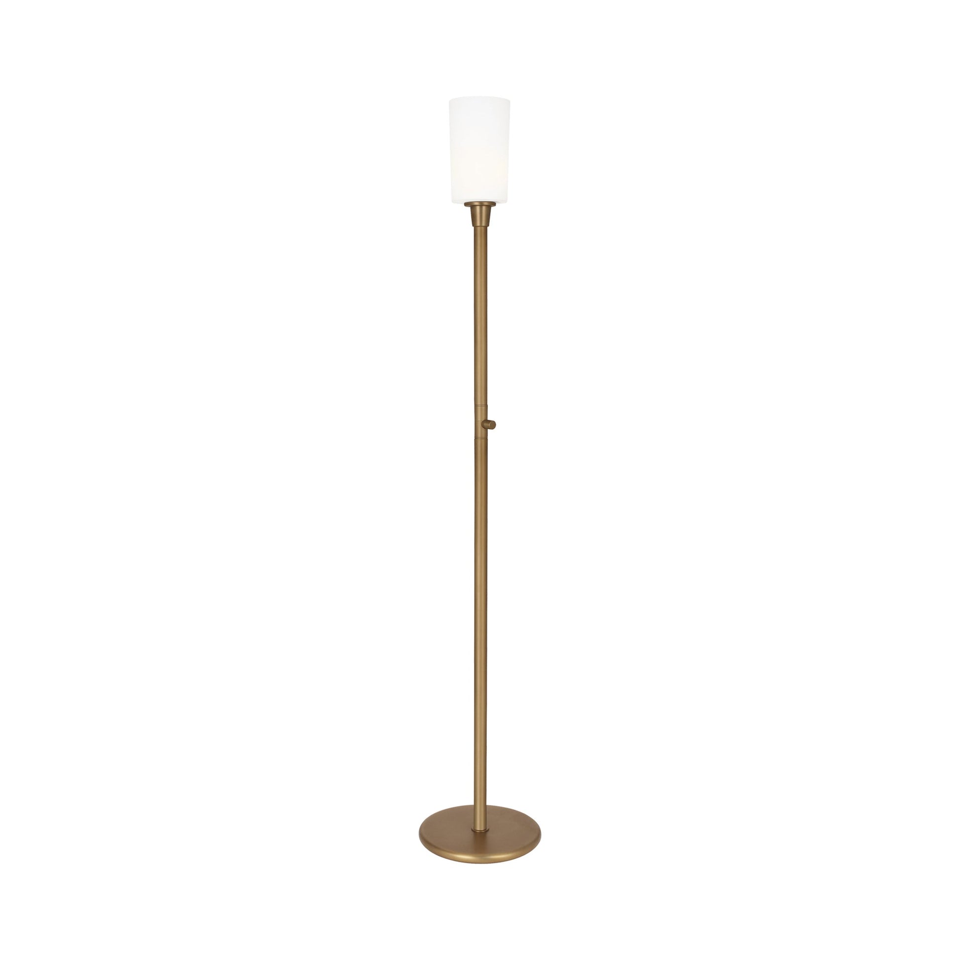 Rico Espinet Nina Floor Lamp in Aged Brass.