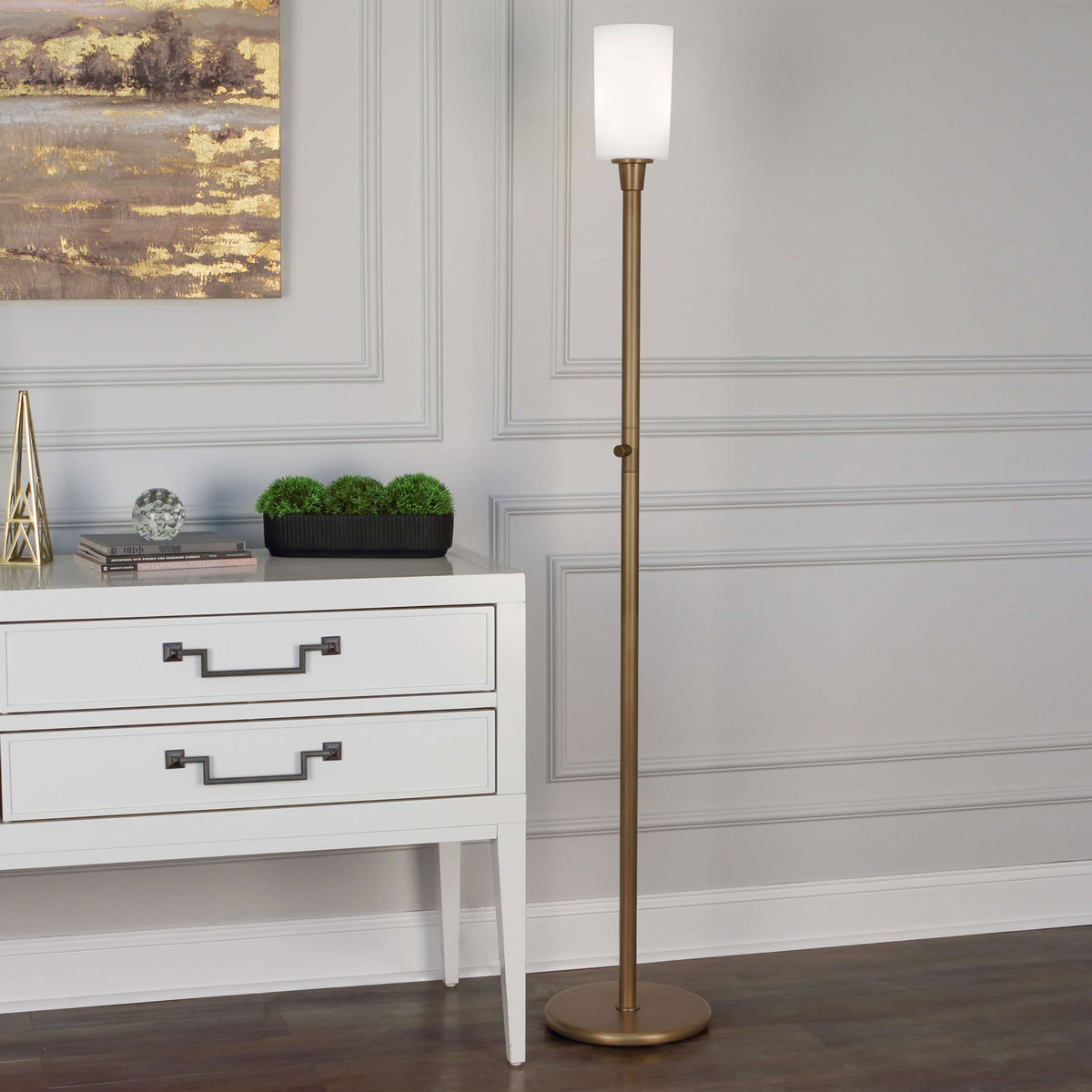 Rico Espinet Nina Floor Lamp in living room.