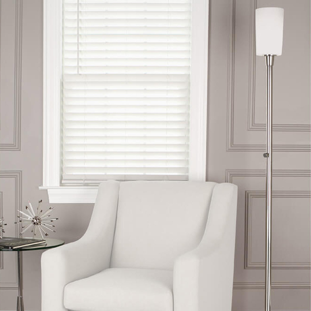 Rico Espinet Nina Floor Lamp in living room.