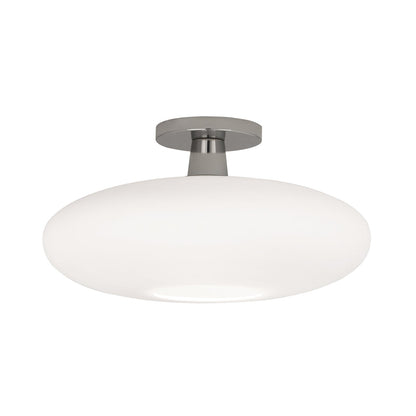 Rico Espinet Ovo Semi Flush Mount Ceiling Light in Polished Nickel.