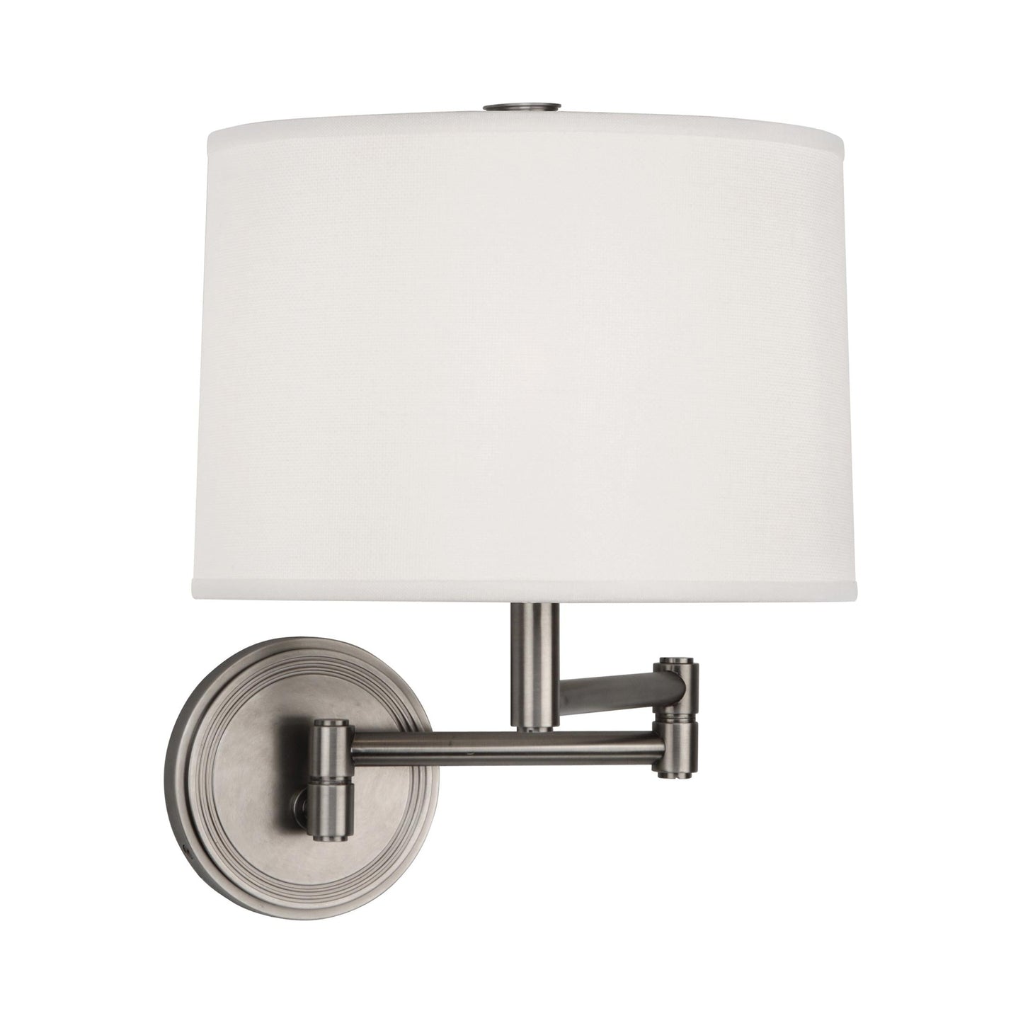 Sofia Swing Arm Wall Light in Dark Antique Nickel.