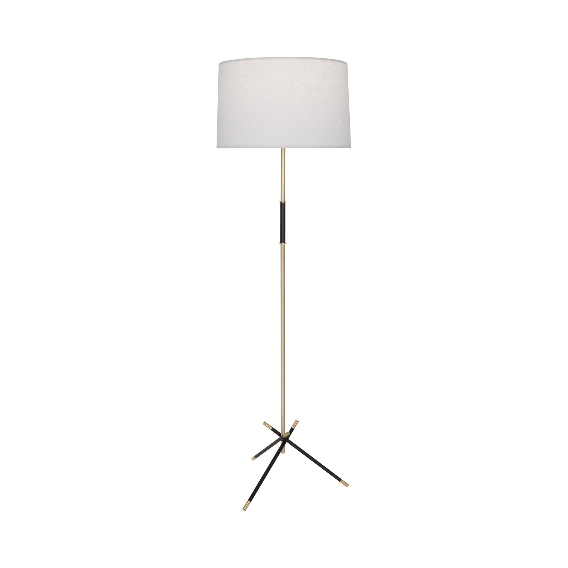 Thatcher Floor Lamp in Modern Brass.